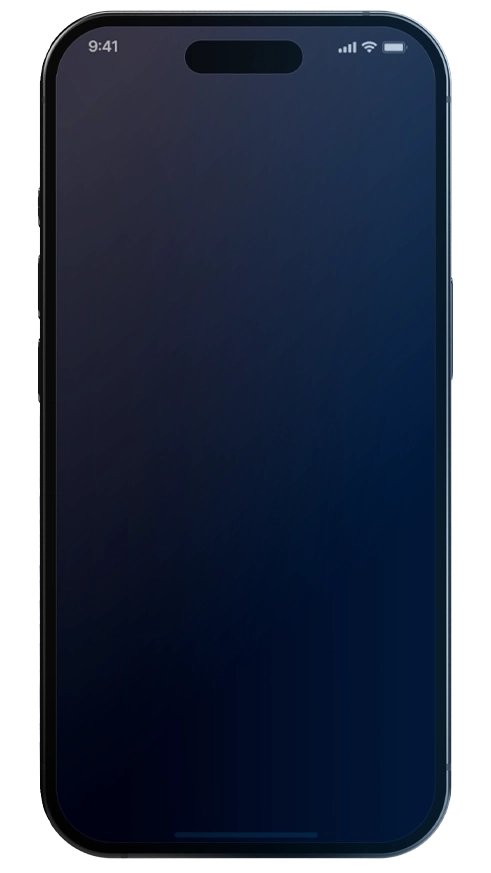 Interfaccia di trading mobile di EnigmaCoreAi